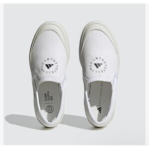 Adidas by Stella Mccartney Court Slip-On Sneaker Canvas Shoes Size 6.5 NWT